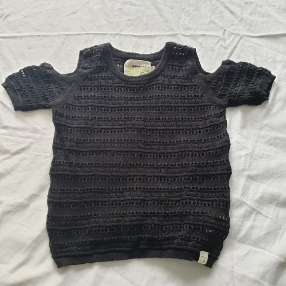 NWOT SuperDry Black Knit Top - XS - Picture 1 of 4